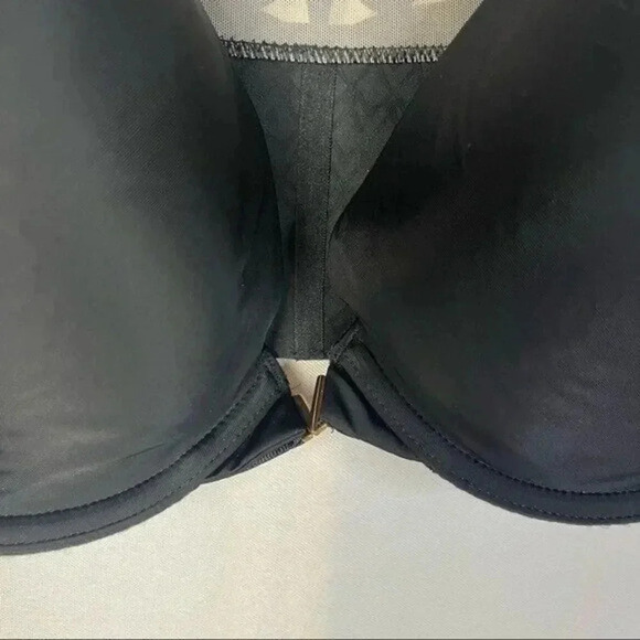 Victoria's Secret Black Lace Racerback Demi Bra 34DD - Picture 3 of 3